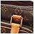 Sac à main Louis Vuitton Keepall Cargo 25 Monogram Archive Marron - vue 6