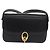 Edge Céline Celine Flap Shoulder Leather Schwarz