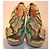 Sandali con zeppa Missoni Zig Zag Multicolore - vista 3