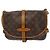 Louis Vuitton Saumur Monogram Canvas 30 Marrone - vista 2
