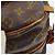 Louis Vuitton Saumur Monogram Canvas 30 Marrone - vista 6