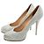 Giuseppe Zanotti Pumps aus Leder mit Kristallen Beige