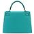Hermès Borsa Hermes Kelly 28 in Blue Paon - vista 2