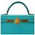 Hermès Borsa Hermes Kelly 28 in Blue Paon - vista 7