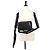 Pouch Chanel in pelle caviar nera - vista 10