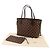 Borsa Tote Louis Vuitton Neverfull PM Damier Marrone Damier ebene - vista 2