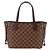 Borsa Tote Louis Vuitton Neverfull PM Damier Marrone Damier ebene - vista 3