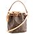 Noe LOUIS VUITTON - Borsa a tracolla Noé Nano Louis Vuitton in tela monogram coated Marrone - vista 2