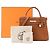 HERMÈS - Borsa a mano Hermès Kelly 32 in pelle Togo gold HSS - vista 10