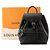 LOUIS VUITTON - Louis Vuitton Montsouris Rucksack aus schwarzem Empreinte-Leder - Ansicht 8