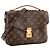 LOUIS VUITTON - Borsa a tracolla Métis Louis Vuitton in tela monogram recubierta Marrone - vista 2