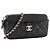 CHANEL - Borsa a tracolla Chanel Wallet On Chain in pelle caviar nera Nero - vista 2