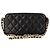 CHANEL - Borsa a tracolla Chanel Wallet On Chain in pelle caviar nera Nero - vista 3