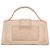 JACQUEMUS - Borsa a tracolla Bambino Jacquemus in camoscio grigio - vista 3
