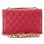 CHANEL - Borsa a tracolla Wallet On Chain Trendy CC Chanel in pelle liscia rosa - vista 3