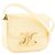 Céline CELINE - Mini borsa a tracolla Claude Triomphe in pelle liscia gialla Giallo - vista 2