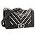 CHANEL - Borsa a tracolla Boy Chanel in pelle liscia chevron iridescente e nera Nero - vista 2