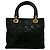 Borsa Lady Dior Medium in pelle d'agnello Cannage nera Nero - vista 2