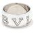 Bulgari Monologo Ring Weißgold 750/18K Diamant Pavé 0,90 ct Gr. 56 Massiv mit Box Luxus