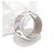 Bulgari Monologo Ring Weißgold 750/18K Diamant Pavé 0,90 ct Gr. 56 Massiv mit Box Luxus - Ansicht 8
