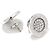 Boucles d'oreilles puces Bulgari B.Zero1 Or Blanc 750/18K Pavé Diamants 0,35 ct Luxe Argenté - vue 4