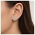 Boucles d'oreilles puces Bulgari B.Zero1 Or Blanc 750/18K Pavé Diamants 0,35 ct Luxe Argenté - vue 5