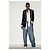 Valentino Oversize Blazer Schwarze Wolle - Ansicht 6