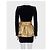 Abito Peplum Oro Alexandre Vauthier NWOT Sz.36 Usato - vista 3
