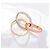 Cartier Trinity Ring schmales Modell Tricolor Gold 750/18K Gr. 48 Luxus - Ansicht 3