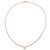 Colar Bucherer B Dimension Ouro Rosa 750/18K Diamante 0,13 ct