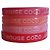 Set de brazaletes rígidos Chanel ROUGE COCO Rosa Roja Naranja