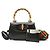 Gucci Borsa 2 Way Small Top Handle Bamboo 1947 Reedition in pelle nera Nero