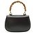 Gucci Borsa 2 Way Small Top Handle Bamboo 1947 Reedition in pelle nera Nero - vista 3