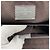 Louis Vuitton Borsa a tracolla Roman MM in pelle Taiga grigia Grigio - vista 6