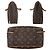 Louis Vuitton Vintage Brown Monogram Canvas Excursion Reisetasche Handtasche Braun - Ansicht 4