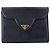 Yves Saint Laurent Clutch a busta vintage in pelle grana nera Nero