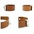 Hermès Hermes Collier de Chien 24 Bracciale in Pelle Tan T3 Metallo Argentato Beige - vista 5