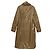 Theory FEATHER POLY 2 CLEAN COAT PUFFER Feather Long Coat Castaño Camello - vista 2