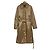 Theory FEATHER POLY 2 CLEAN COAT PUFFER Feather Long Coat Castaño Camello - vista 3