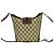 Gucci Old Sherry Line Mini Borsa a Tracolla in Pelle con Motivo GG Logo - vista 3