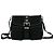 Borsa a tracolla Prada in nylon Tessuto e pelle Saffiano nera con logo triangolo Nero