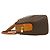Céline Celine Vintage Macadam Blazon Pattern Triomphe Lederhandtasche Braun - Ansicht 5