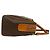 Céline Celine Vintage Macadam Blazon Pattern Triomphe Lederhandtasche Braun - Ansicht 6