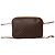 Céline Celine Vintage Logo Schultertasche aus Leder mit Ring-Hardware Braun - Ansicht 3