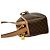 Céline Celine Vintage Logo Schultertasche aus Leder mit Ring-Hardware Braun - Ansicht 5