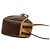 Céline Celine Vintage Logo Schultertasche aus Leder mit Ring-Hardware Braun - Ansicht 6