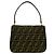 Borsa a tracolla Fendi Zucca FF Pattern in tela e pelle Marrone Nero - vista 3
