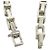 Autre Marque Pulseira Tiffany T Narrow com pingente Prata - vista 4