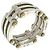 Autre Marque Anello Tiffany Vintage Gate Argento D'oro