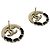 Chanel Coco Mark Motif vergoldete Stecker-Ohrringe Golden - Ansicht 7